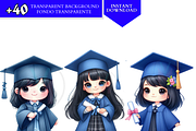 Graduation cap kids Clipart Preschoo, an Education Illustration by VM PARTYS  BY TAIRUMA (Thumbnail 6 of 10)