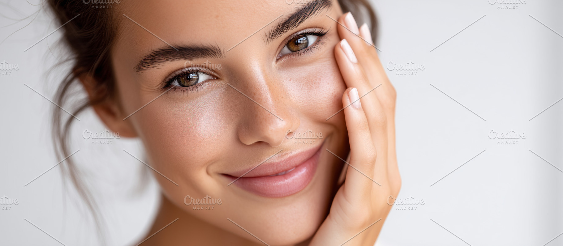 Woman with glowing skin and natural, a Beauty & Fashion Photo by MistyDay