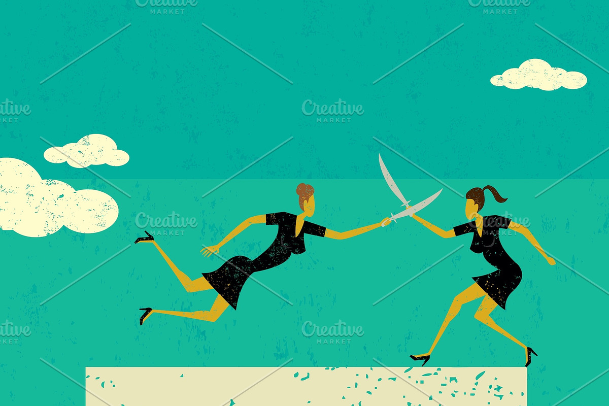 Business Concepts Bundle 06 Women, a Person Illustration by retrorocket (Photo 10 of 16)