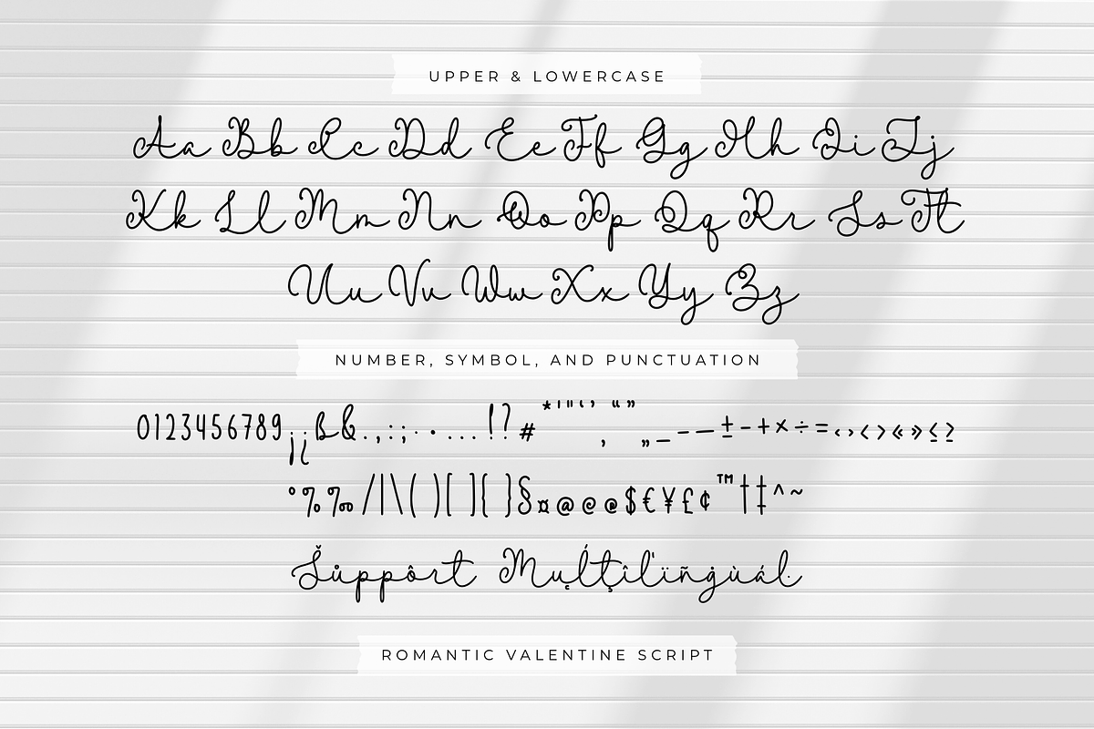 Romantic Valentine Font Duo, a Script Font by Ainun Jinan (Photo 9 of 11)