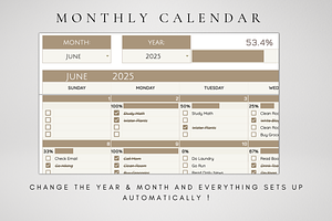 Google Sheets Monthly Calendar 2024