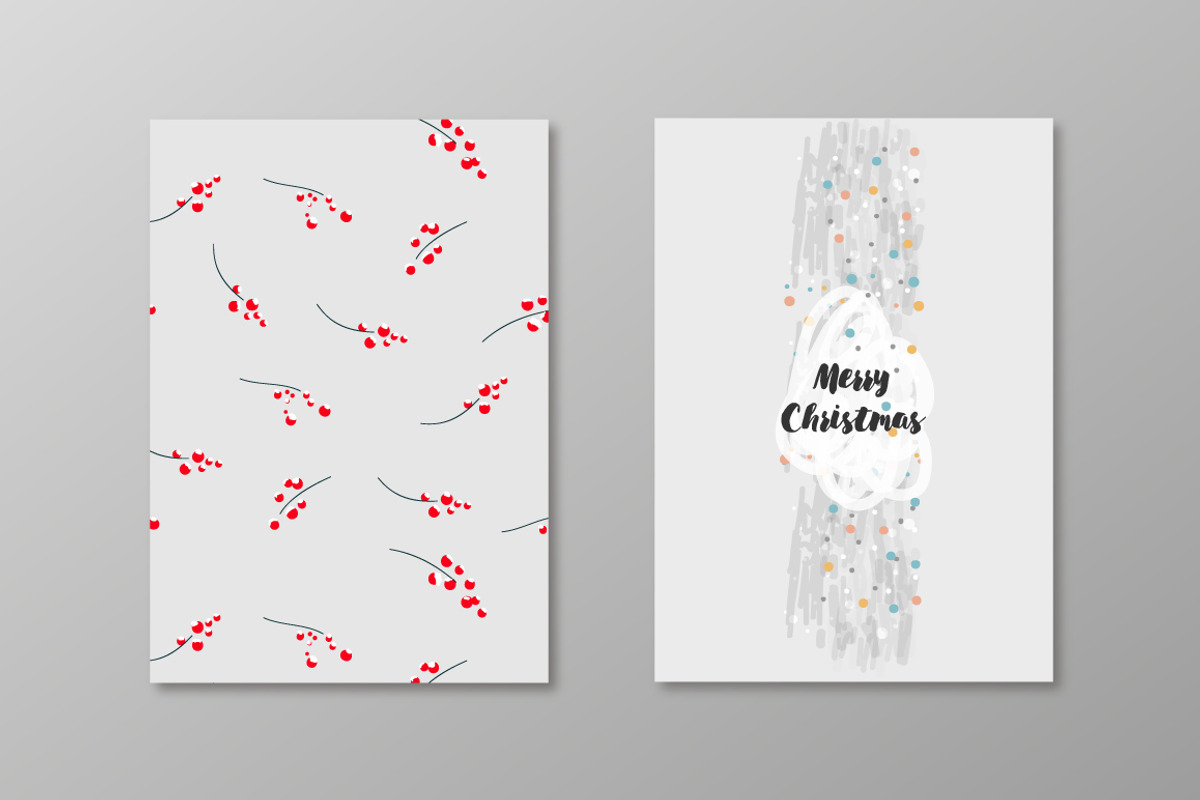 Christmas cards | vector & raster, a Card Template by Artem Vorotnikov (Photo 6 of 9)