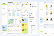 FitMove - Fitness Dashboard, an UI Kit Template by peterdraw (Thumbnail 2 of 7)