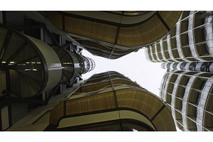 Modern architecture spiral staircase, an Abstract Photo by Media Whale Stock