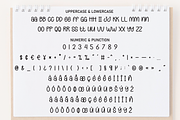 Book Notes | Script Font, a Handwritten Font by Scratchones (Thumbnail 7 of 8)