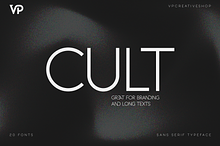 Cult VP Typeface - 20 fonts