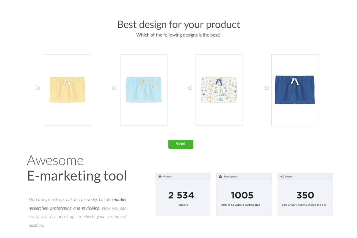 Baby Cotton Shorts Mock-ups Set, a Bottom Mockup by Mocca Mockups Store (Photo 17 of 22)
