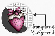 Whimsical Valentine Clipart Bundle, an Illustration by Canvas Craft (Thumbnail 2 of 6)