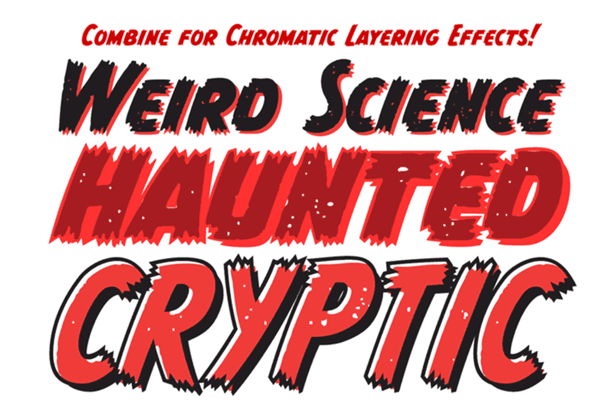 Monster Mash - a ragged comic font preview 3