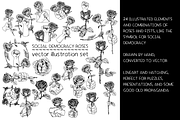 Social democracy roses - vector, a Decorative Illustration by Renée from Studio neetje (Thumbnail 2 of 5)