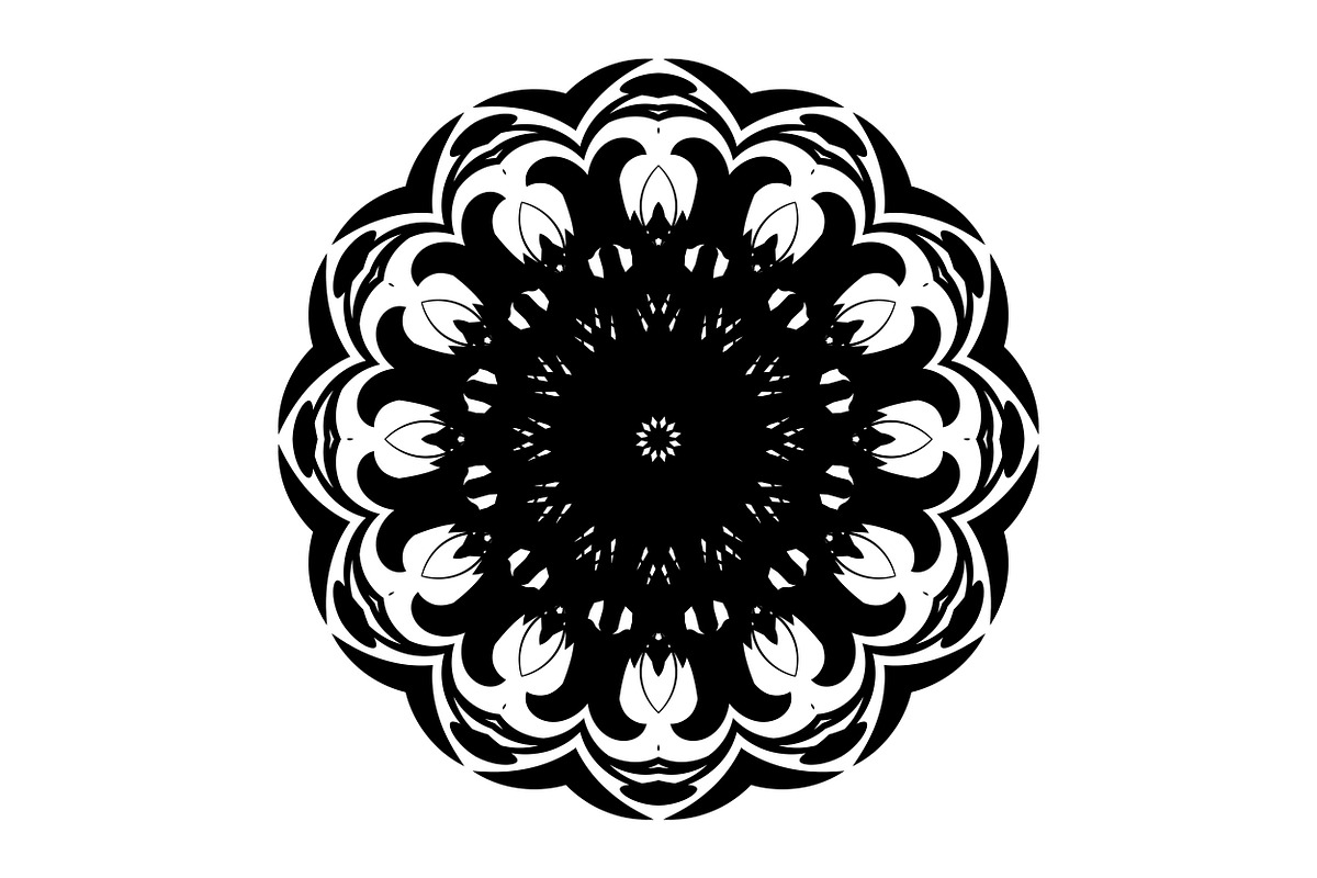 Artistic Mandala Vector Collection, a Decorative Illustration by NJ Himel (Photo 24 of 101)