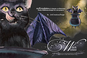 Hand-Painted Wicked Witch Clipart, a Seasonal Illustration by ArtCreationsDesign (Thumbnail 6 of 13)