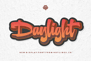 Daylight typeface