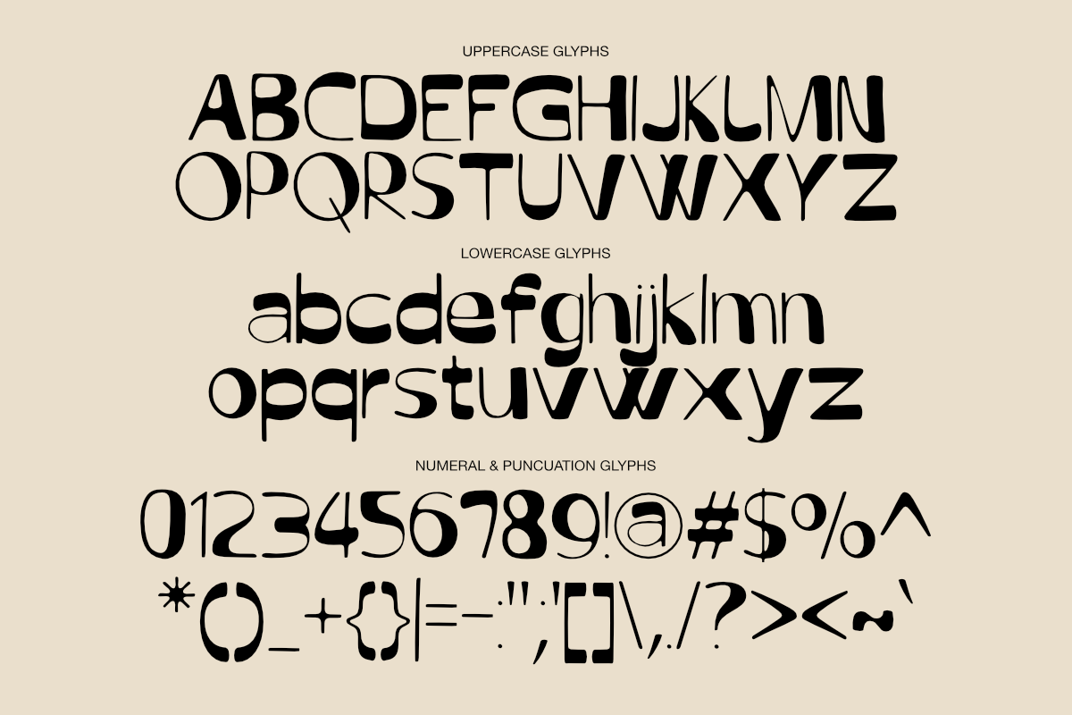 Melumo Experimental Display Typeface, a Sans Serif Font by Muksal Creative (Photo 9 of 10)