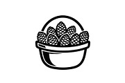 50 Woven Basket Vector Bundle, an Illustration by Designs_River (Thumbnail 8 of 51)