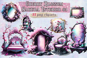 Cherry Blossom Sakura Interior #1
