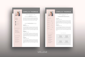 Resume / CV template - Amelia