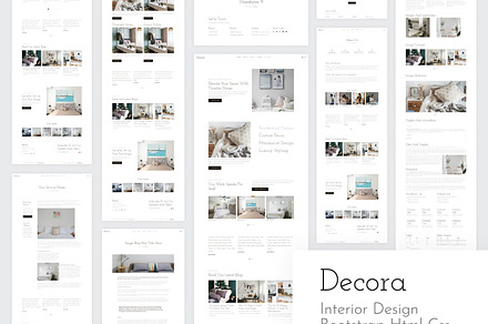 Decora – Interior Design HTML CSS