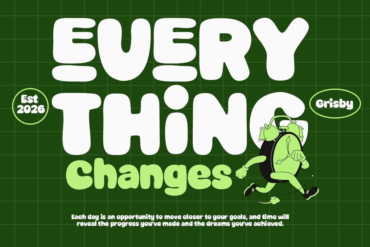 Spidle - Playful Fun Display Font, a Sans Serif Font by Afkari Studio (Photo 8 of 10)