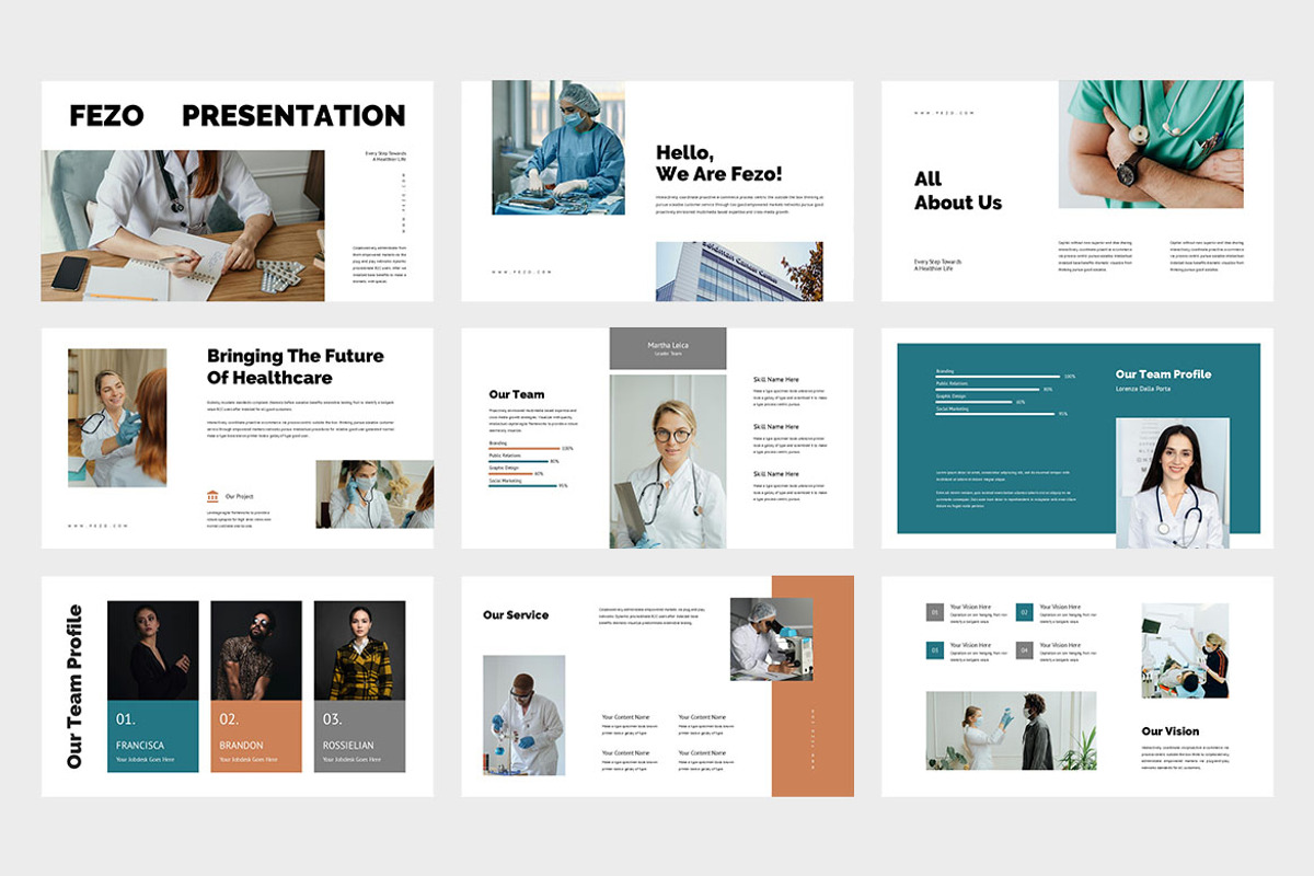 Fezo : Medical Powerpoint, a Presentation Template by Punkl Camp (Photo 2 of 9)