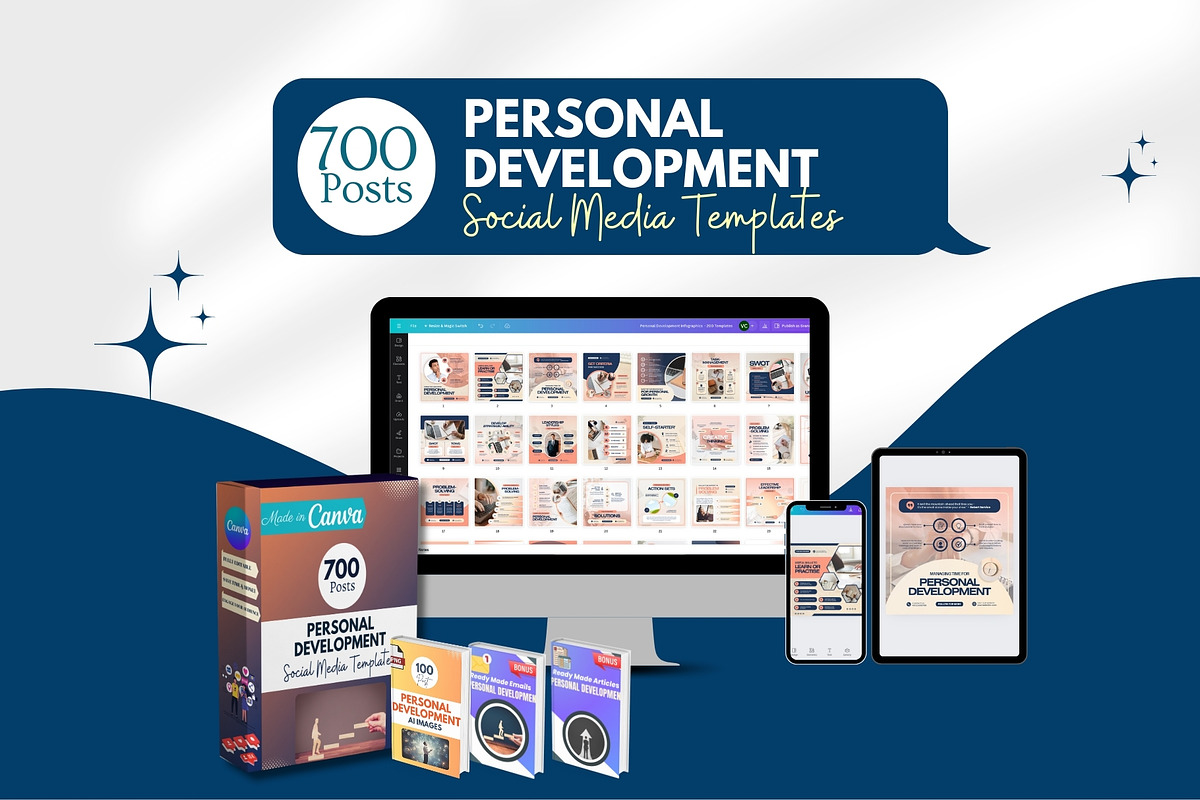 Personal Development Canva Templates, a Social Media Template by Viral Content Design (Photo 14 of 14)