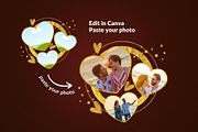 Gold Glitter Picture Frames Canva, a Shape Add-On by ilonitta (Thumbnail 2 of 10)
