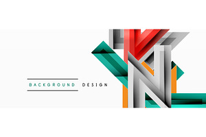 Line zig zag dynamic geometric, an Illustration by antishock