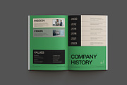 Green Modern Company Profile, a Brochure Template by Neermana (Thumbnail 4 of 12)