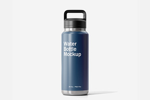 Thermos Water Bottle Mockup Vol.1