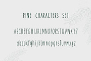 Pine handwritten font, a Sans Serif Font by BohoCalligraphy (Thumbnail 3 of 6)