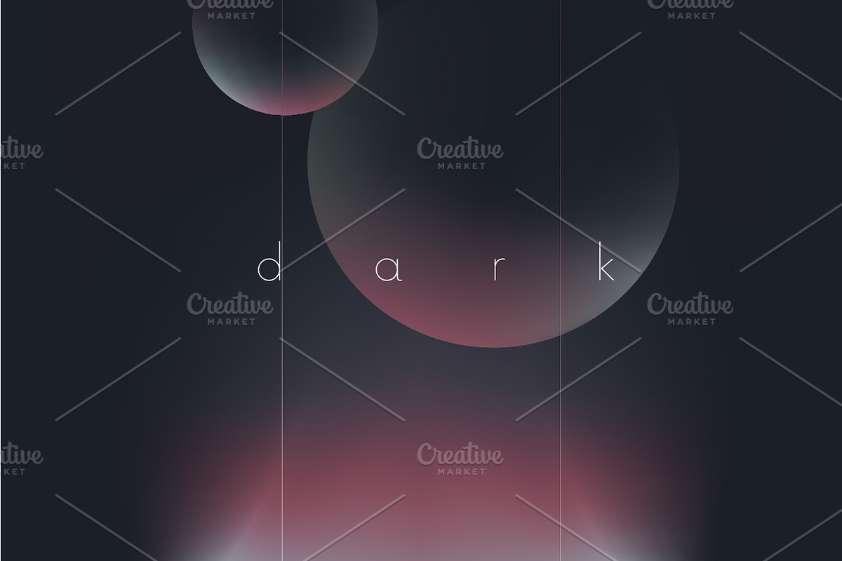 Abstract gradient composition, a Decorative Illustration by MaximGertsen (Photo 6 of 9)