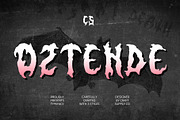 CS Oztende – Black Metal Font, a Blackletter Font by Craft Supply Co. (Thumbnail 1 of 8)