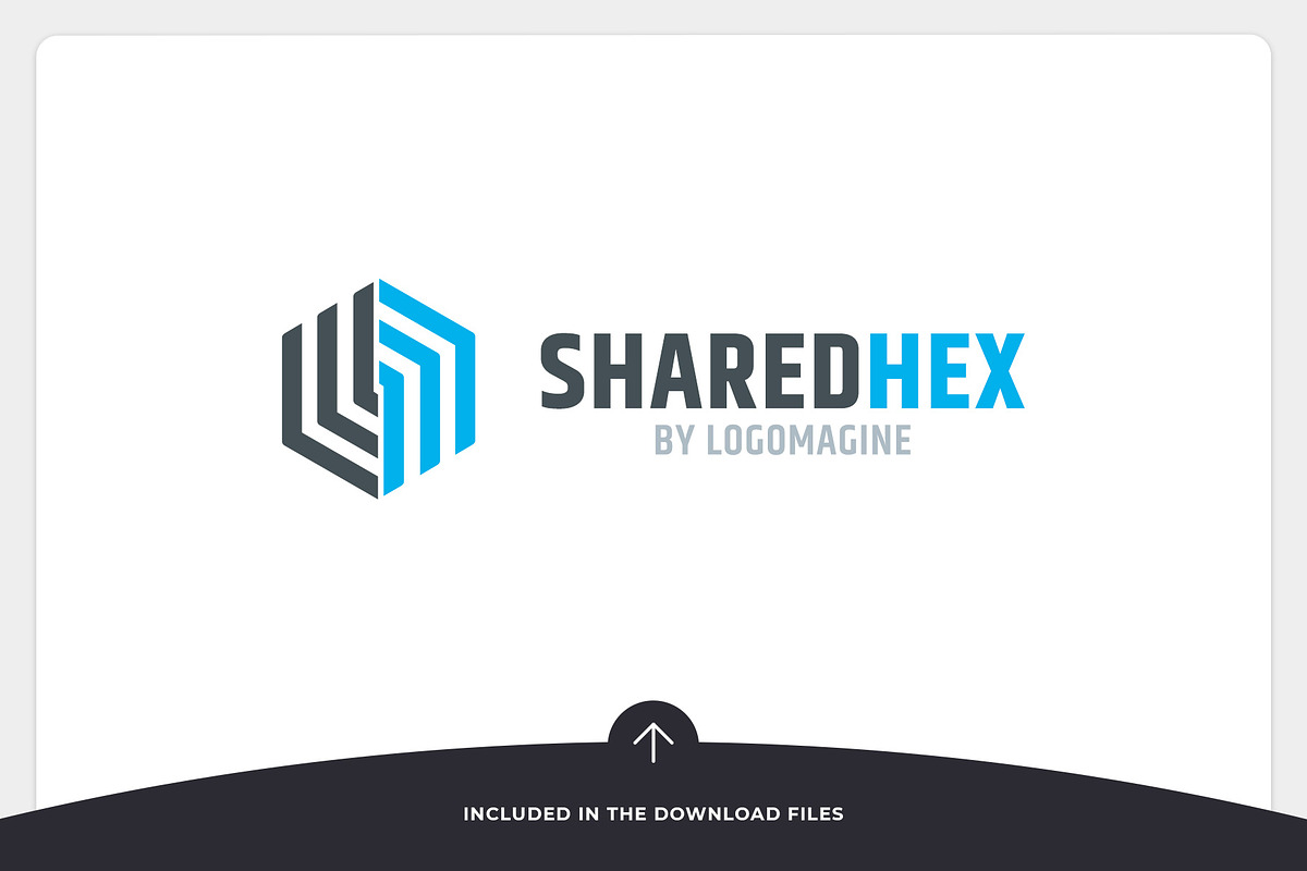 Shared Hex Logo Template, a Branding & Logo Template by LOGOMAGINE (Photo 12 of 16)