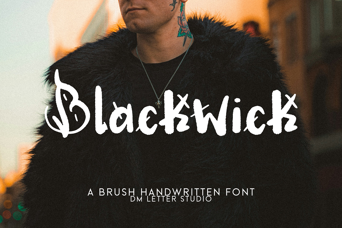 Blackwick, a Handwritten Font by Dm Studio (Photo 1 of 9)