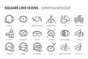 Square line icons, an Outline Icon by Howcolour (Thumbnail 60 of 85)