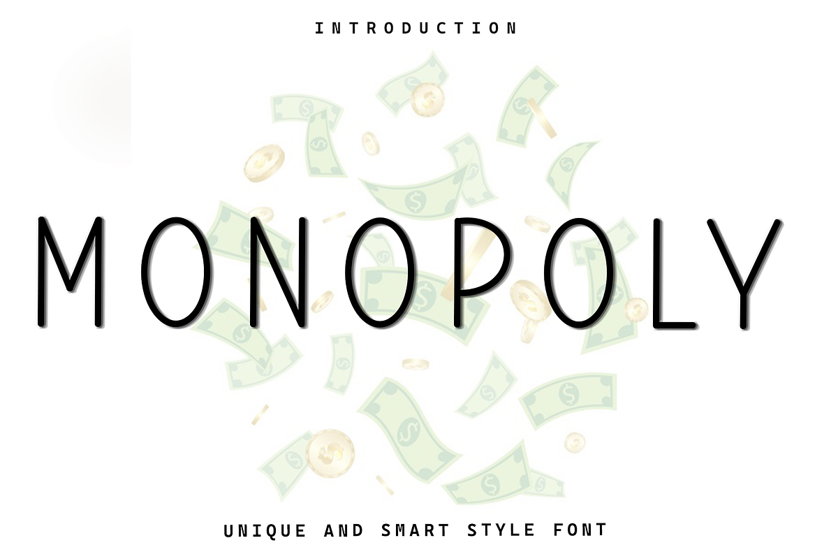 Monopoly, a Sans Serif Font by FreshTypeINK (Photo 1 of 8)