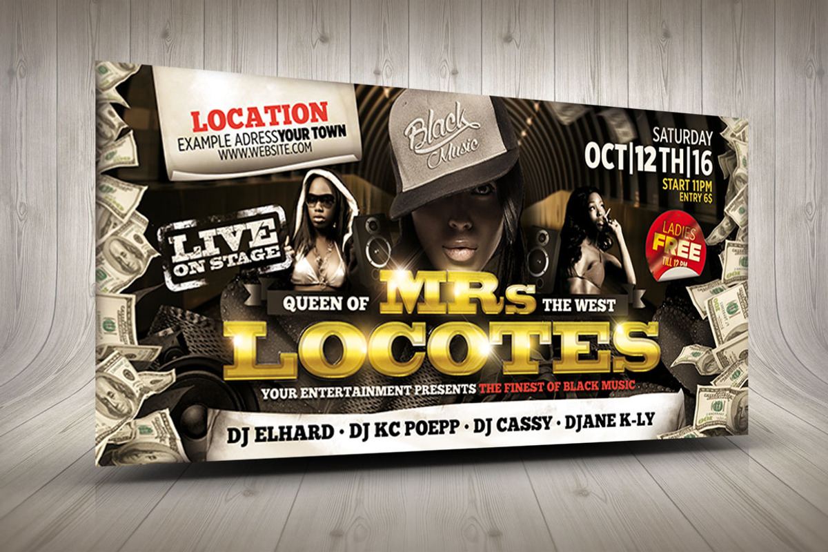 MRS LOCOTES, a Flyer Template by aigenart (Photo 1 of 6)