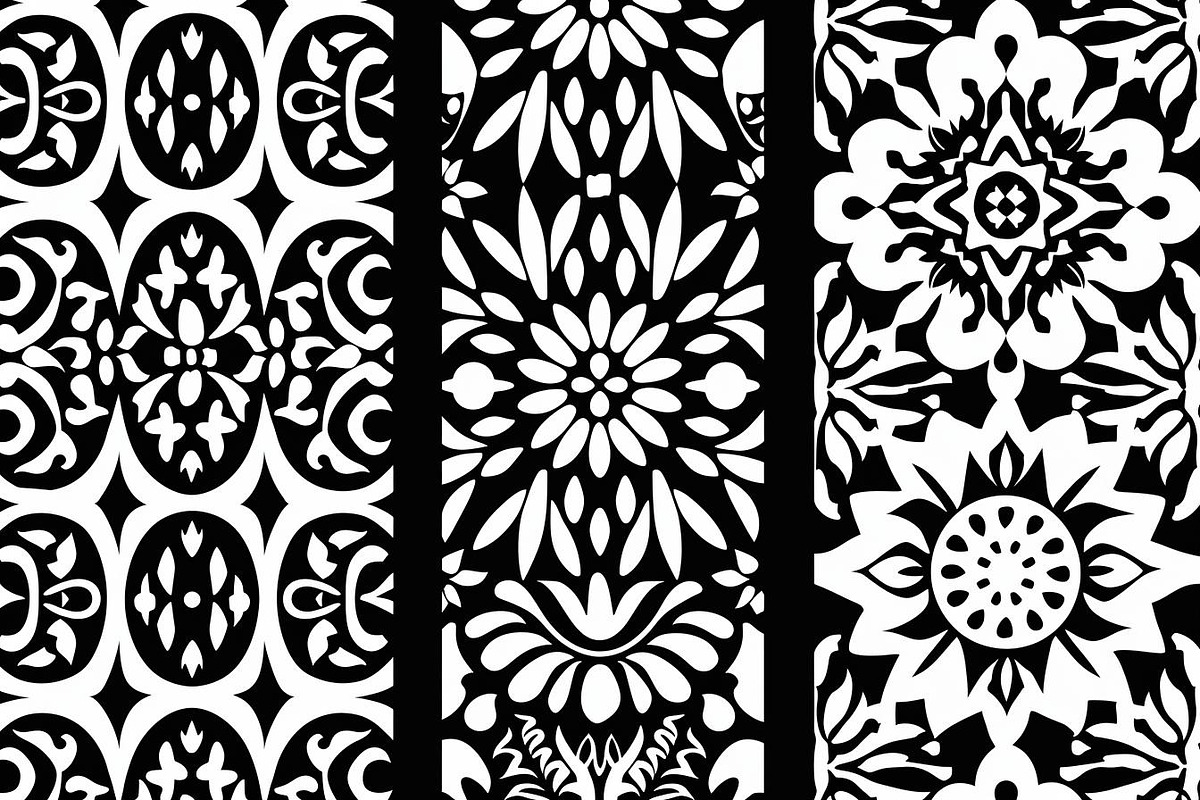 Elegant Geometric & Floral Laser Cut, an Object Graphic by Designs_River (Photo 8 of 12)