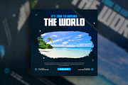 Travel social media post banner, a Social Media Template by Tanmoy Topu (Thumbnail 4 of 11)