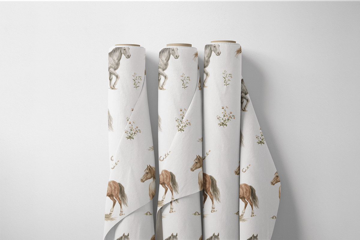 Seamless Horses Pattern PNG, a Pattern Graphic by Pati Charm Studio (Photo 6 of 6)