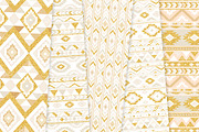 Ivory & Gold Boho Seamless Patterns, a Pattern Graphic by Avenie Digital (Thumbnail 4 of 4)