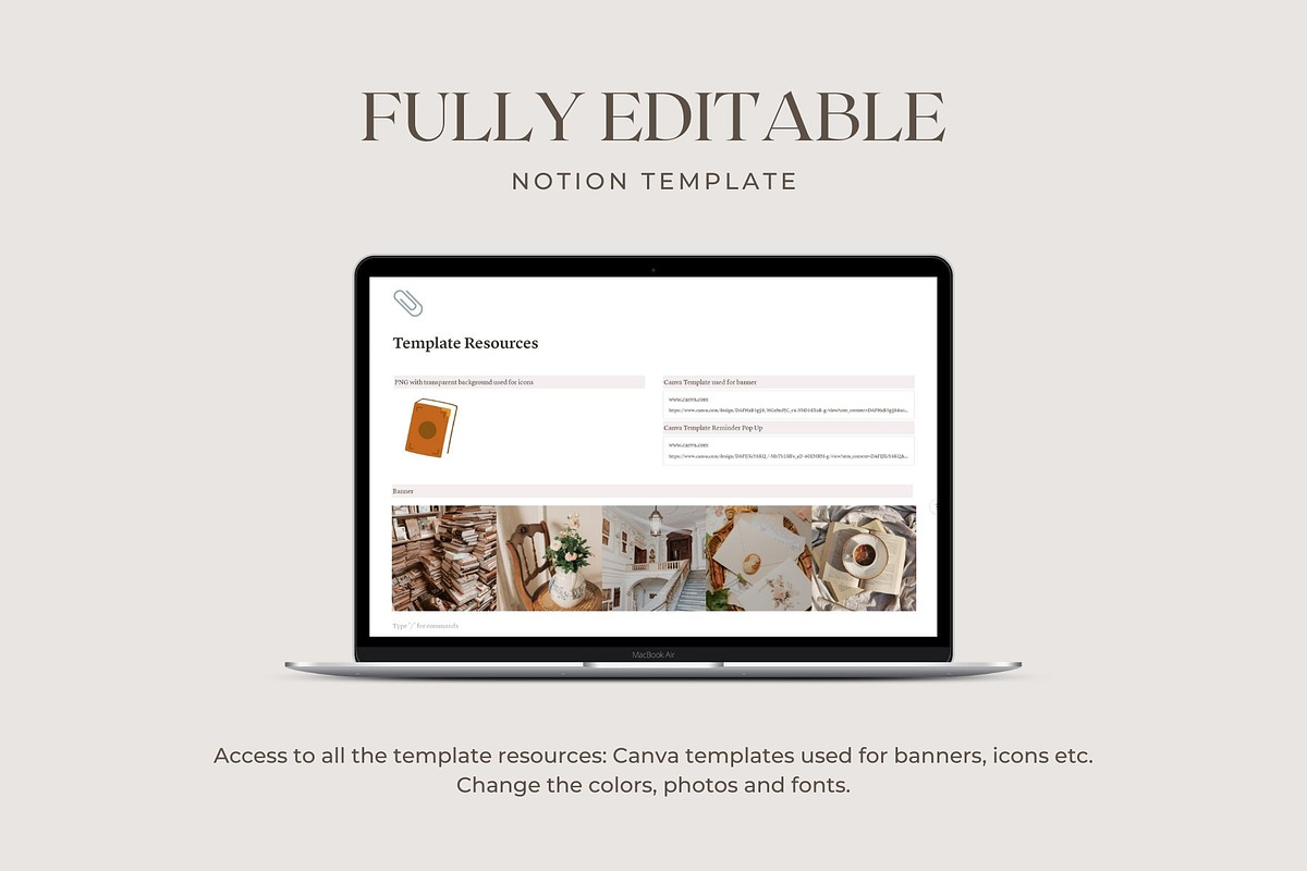 Notion Template Light Academia, a Templates & Theme by AestheticOrganizer (Photo 9 of 9)