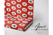 Vintage Christmas nostalgic pattern, a Texture Graphic by Milatoo (Thumbnail 5 of 6)