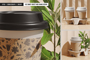 Paper Coffee Cups in Carrier Mockup, an Advertising Mockup by SD Mockup (Thumbnail 4 of 4)