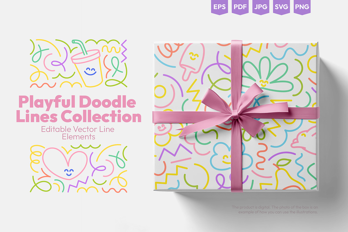 Playful Doodle Vector Pack, an Illustration by Ilia Design (Photo 1 of 10)