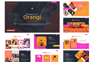 Orangi - Google Slides - Template