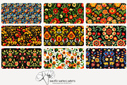 70 Khokhloma seamless pattern, a Pattern Graphic by Poppy Lane Studio (Thumbnail 6 of 10)
