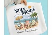 Salty Moms Beach Club Retro Summer, an Illustration by Designking (Thumbnail 3 of 6)