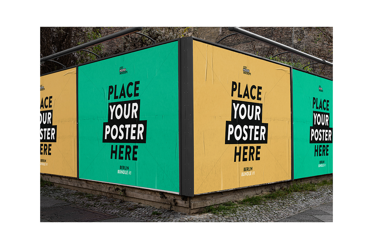 City Poster Mockup Bundle #1, a Print Template by City Poster Mockups (Photo 14 of 19)