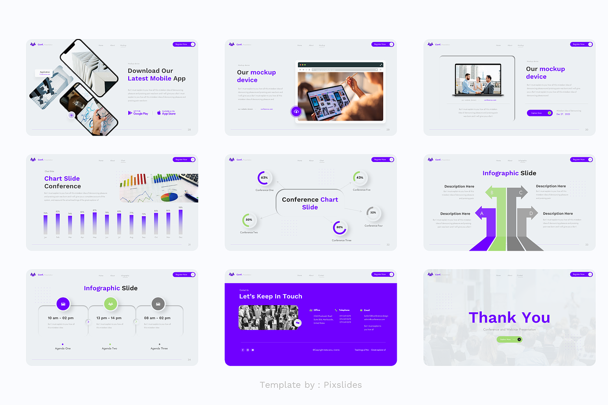 Event Online and Webinar PowerPoint, a Presentation Template by Pixslides (Photo 5 of 5)